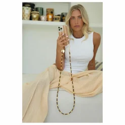 Chaine Longue Liviya 120 cm | Marron