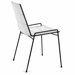 Chaise abaco en métal | Blanc