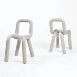 Chaise Bold, Big Game | Gris clair