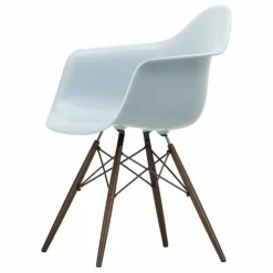 Chaise DAW - piétement érable - Charles & Ray Eames | Gris bleuté