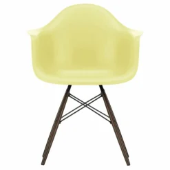 Chaise DAW - piétement érable - Charles & Ray Eames | Jaune citron