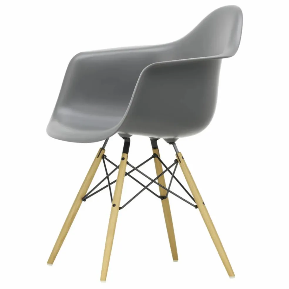 Chaise DAW - piétement érable - Charles & Ray Eames | Granite