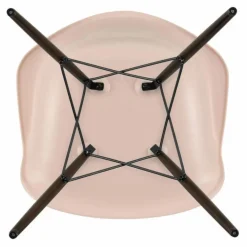 Chaise DAW - piétement érable - Charles & Ray Eames | Rose tendre