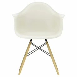Chaise DAW - piétement érable - Charles & Ray Eames | Gris galet