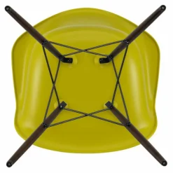 Chaise DAW - piétement érable - Charles & Ray Eames | Jaune moutarde
