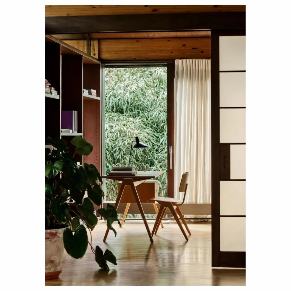Chaise Daystack RD1, Robin Day | Hêtre