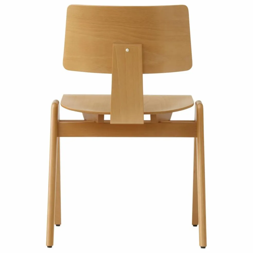Chaise Daystack RD1, Robin Day | Hêtre