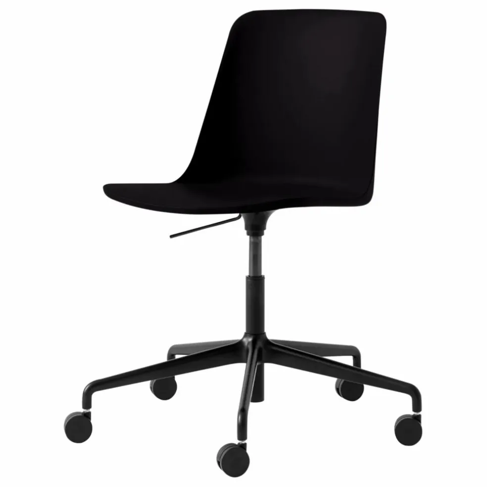 Chaise de bureau Rely HW28, piètement noir - Hee Weeling | Noir