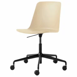 Chaise de bureau Rely HW28, piètement noir - Hee Weeling | Sable