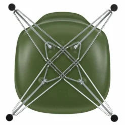 Chaise DSR Plastic - piètement Chromé - Charles & Ray Eames | Forêt