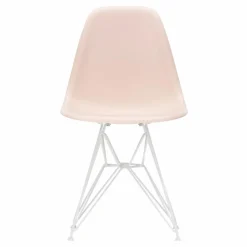 Chaise DSR Plastic - piètement blanc epoxy - Charles & Ray Eames | Rose tendre