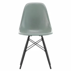 Chaise DSW Fiberglass - piètement en érable - Charles & Ray Eames | Eames Sea Foam Green