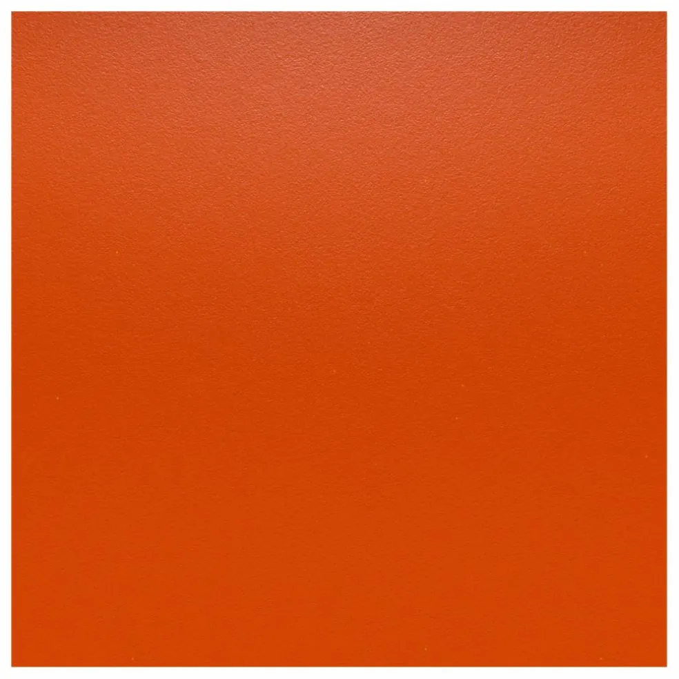 Chaise DSW plastic - piètement érable - Charles & Ray Eames | Orange Rouille