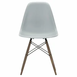 Chaise DSW plastic - piètement érable - Charles & Ray Eames | Gris clair