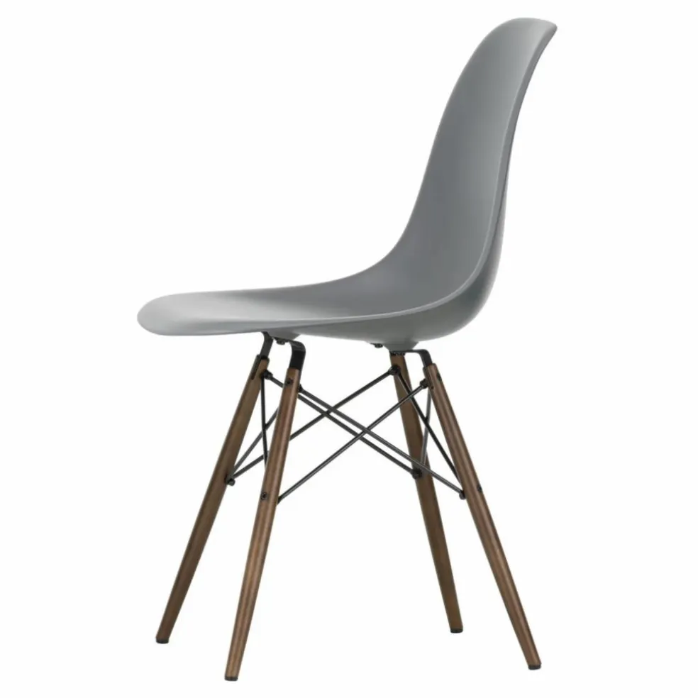 Chaise DSW plastic - piètement érable - Charles & Ray Eames | Granite