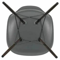 Chaise DSW plastic - piètement érable - Charles & Ray Eames | Granite