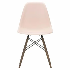 Chaise DSW plastic - piètement érable - Charles & Ray Eames | Rose tendre
