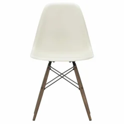 Chaise DSW plastic - piètement érable - Charles & Ray Eames | Gris galet