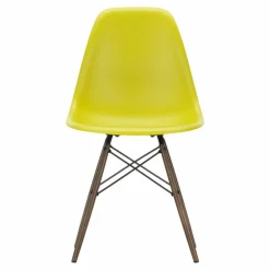 Chaise DSW plastic - piètement érable - Charles & Ray Eames | Jaune moutarde