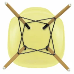 Chaise DSW plastic - piètement érable - Charles & Ray Eames | Jaune citron
