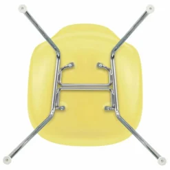 Chaise DSX Plastic - piètement Chromé - Charles & Ray Eames | Jaune citron