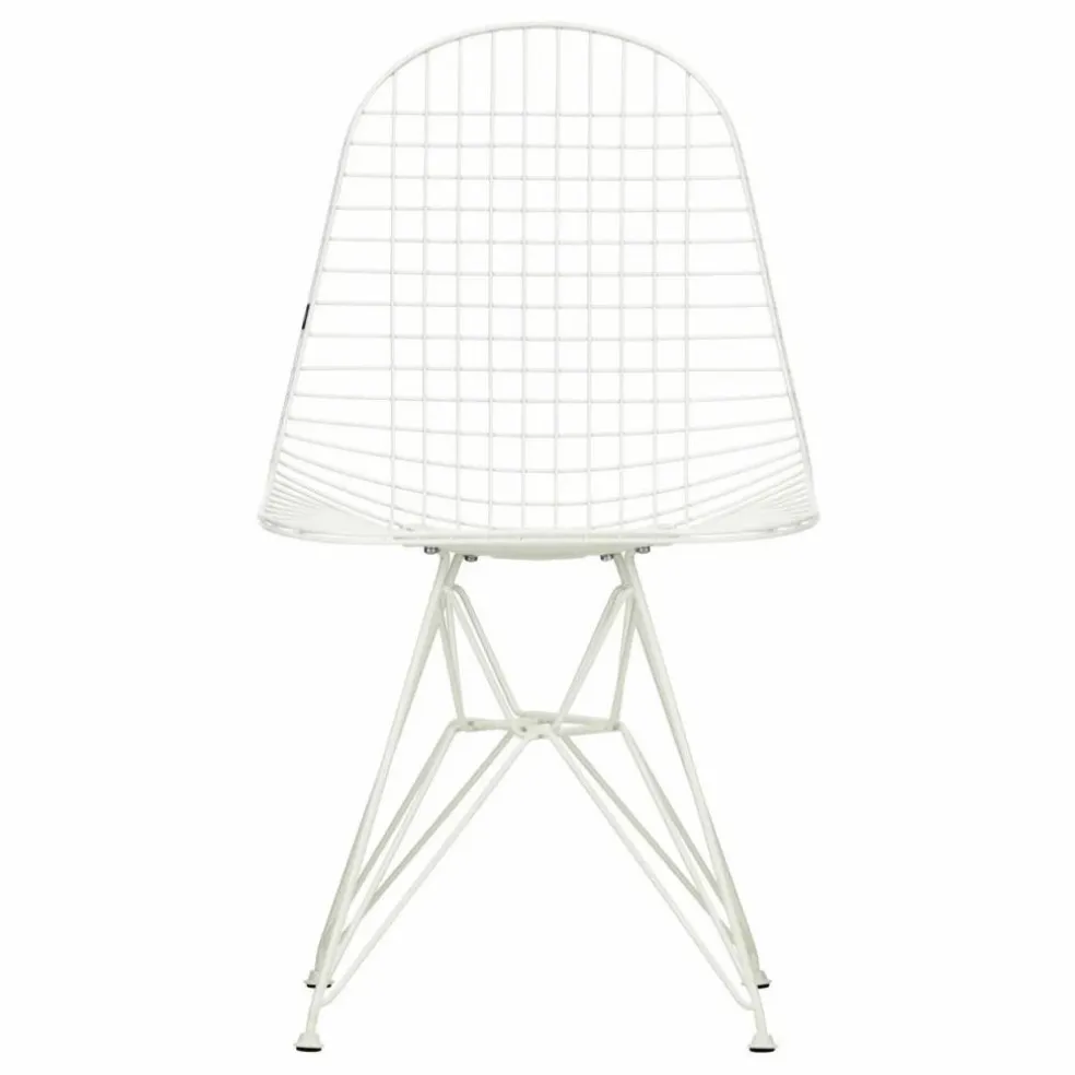 Chaise Eames wire DKR piétement époxy | Blanc