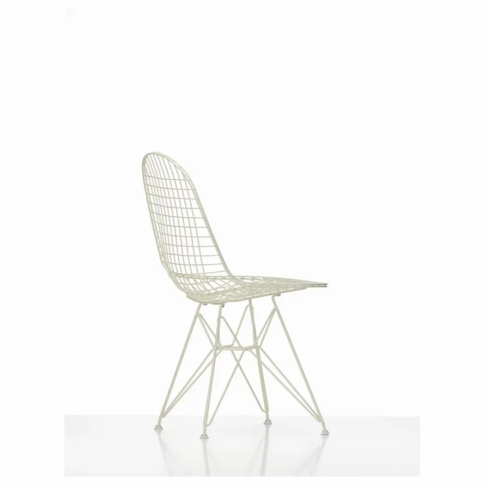 Chaise Eames wire DKR piétement époxy | Blanc