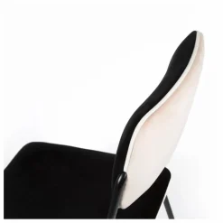 Chaise en velours Double-Jeu | Rose poudré
