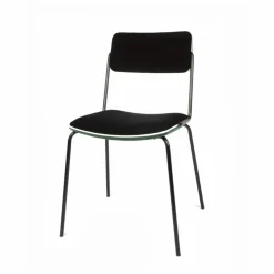Chaise en velours Double-Jeu | Vert