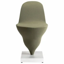 Chaise Gelato piètement brut - Jean-Baptiste Fastrez | Vert kaki