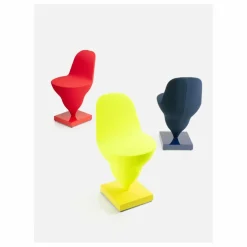 Chaise Gelato piètement marine - Jean-Baptiste Fastrez | Bleu nuit