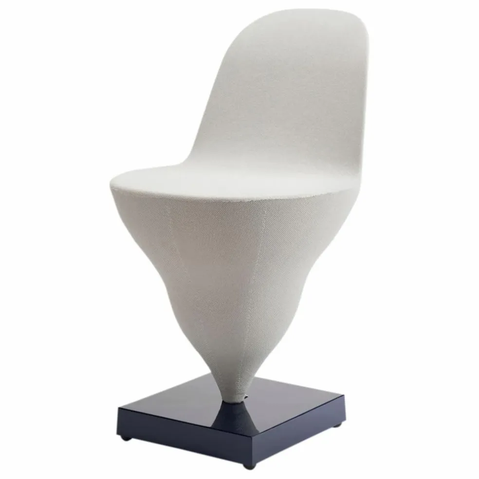 Chaise Gelato piètement marine - Jean-Baptiste Fastrez | Ecru