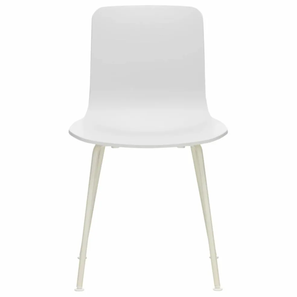 Chaise Hal RE tube - Jasper Morrison | Blanc coton