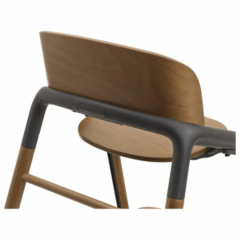 Chaise haute Bugaboo Giraffe | Bois foncé