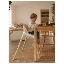 Chaise haute Bugaboo Giraffe | Bois clair