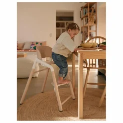 Chaise haute Bugaboo Giraffe | Bois clair