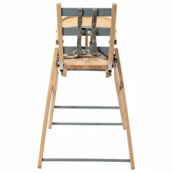 Chaise haute extra-pliante Sarah | Bleu gris