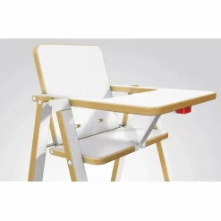 Chaise haute Supaflat | Blanc