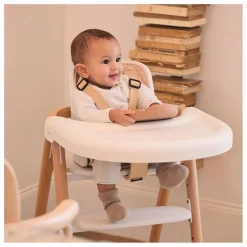 Chaise haute Tobo | Blanc