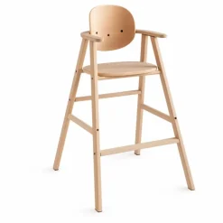 Chaise haute évolutive en bois massif Growing green