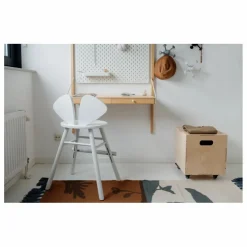 Chaise junior en chêne Souris | Blanc