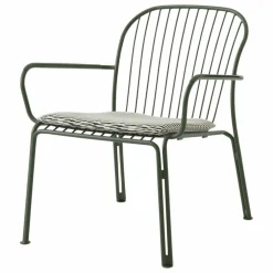 Chaise lounge avec accoudoirs Thorvald SC101, Space Copenhagen | Vert foncé
