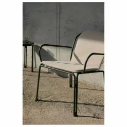Chaise lounge avec accoudoirs Thorvald SC101, Space Copenhagen | Vert foncé