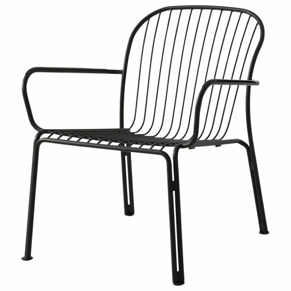 Chaise lounge avec accoudoirs Thorvald SC101, Space Copenhagen | Noir