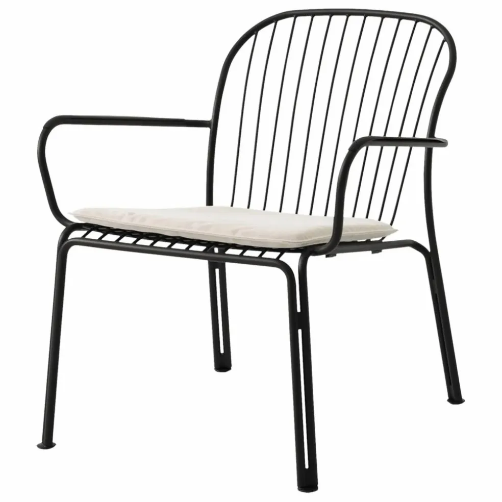Chaise lounge avec accoudoirs Thorvald SC101, Space Copenhagen | Noir