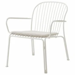 Chaise lounge avec accoudoirs Thorvald SC101, Space Copenhagen | Ivoire