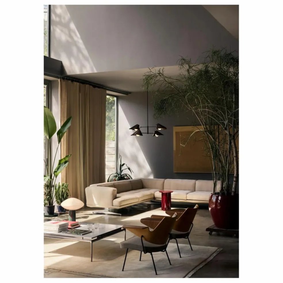 Chaise lounge RD8, Robin Day | Gris foncé