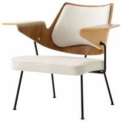 Chaise lounge RD8, Robin Day | Gris clair