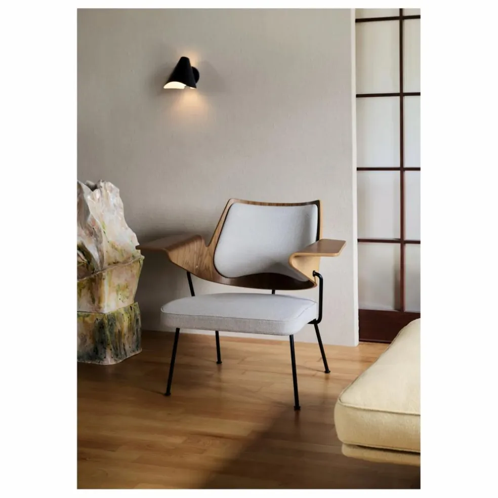 Chaise lounge RD8, Robin Day | Gris clair
