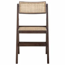 Chaise Loupe en cannage | Brun